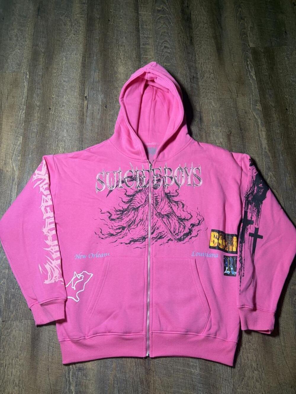 2XL - Greyday 2026 Pink Zip Up hoodie